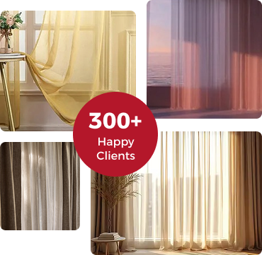 Premium Quality Materials sheer curtains