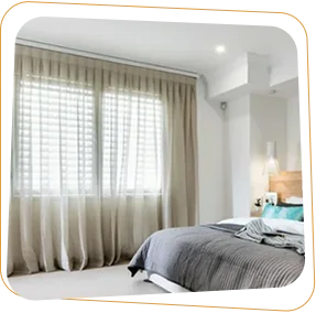 Modern sheer curtains Dubai