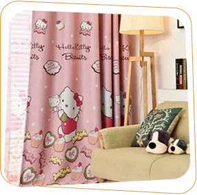 Hello Kitty kids curtains