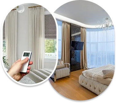 Electric curtains smartphone app