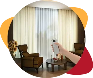 Smart curtains remote