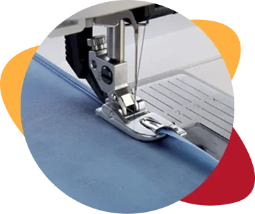 Curtain resizing with sewing machine