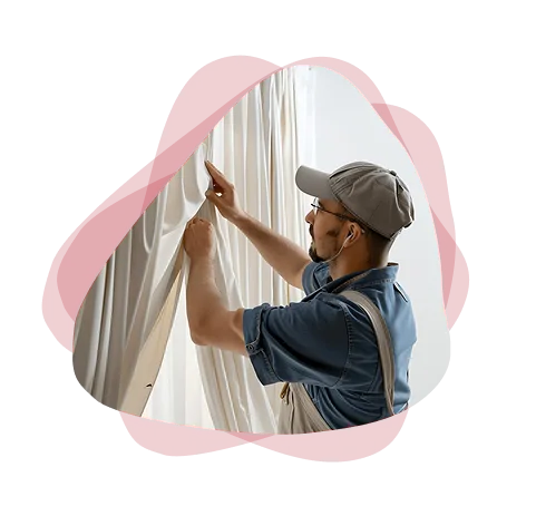 Professional curtain repair service