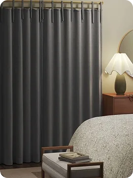 Custom Blackout curtains in live room