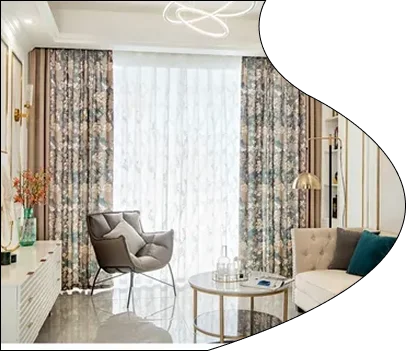 Living room drapes seasonal offer