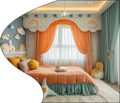 Kids curtains 20% off seasonal sale