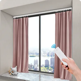 Smart blackout curtains